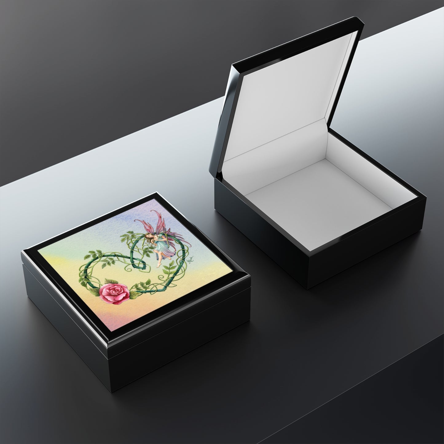 Fairy Rose Jewelry and Keepsake Box