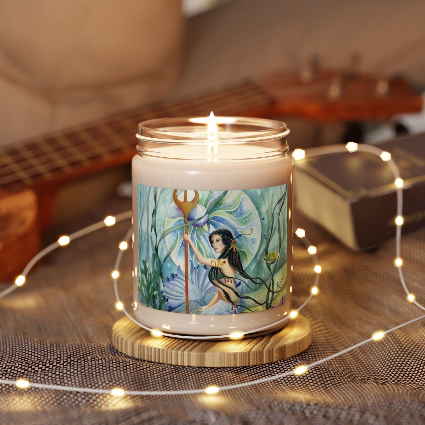 Mermaid Queen Scented Soy Candle, 9oz
