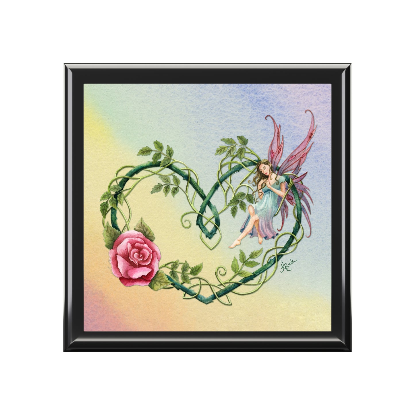 Fairy Rose Jewelry and Keepsake Box