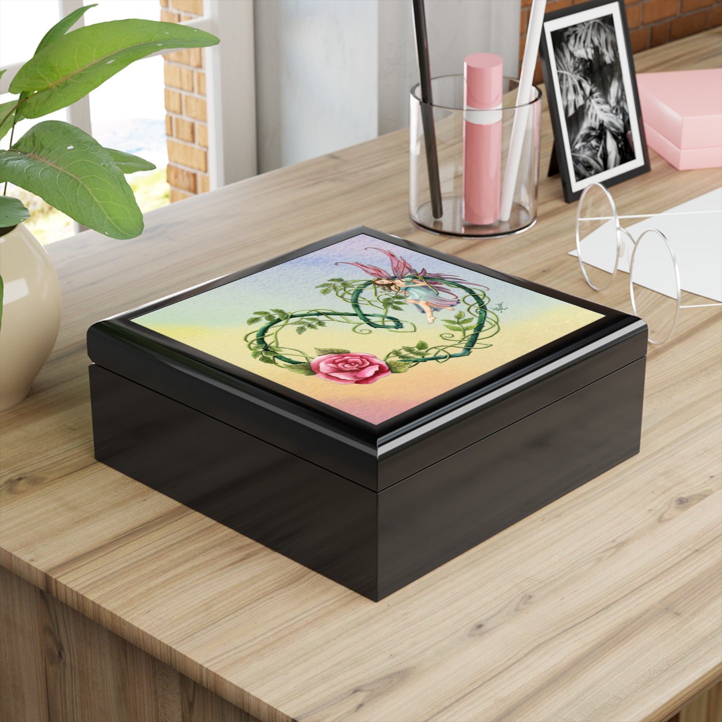 Fairy Rose Jewelry and Keepsake Box