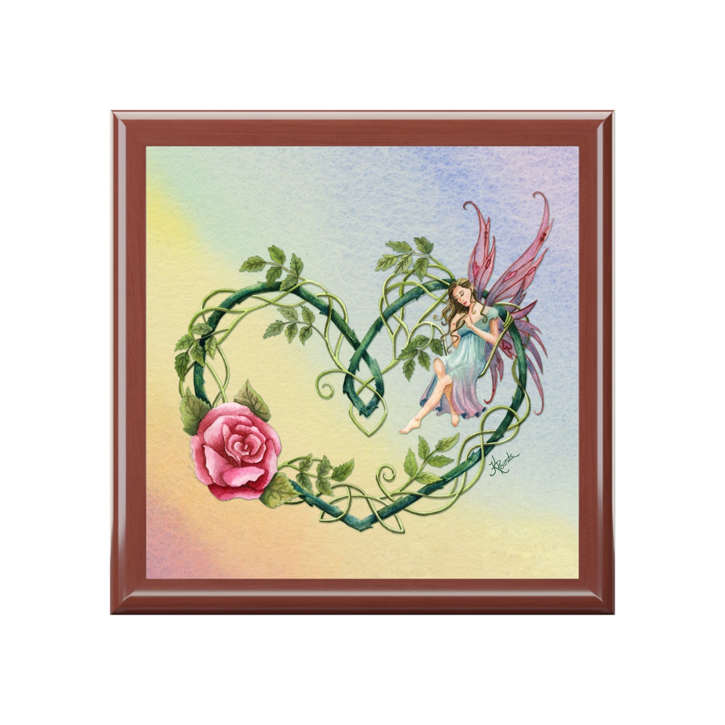 Fairy Rose Jewelry and Keepsake Box